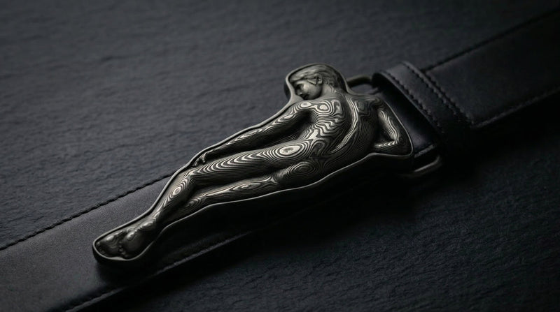 Gesture No. 1 — Hand-cast zinc alloy belt buckle