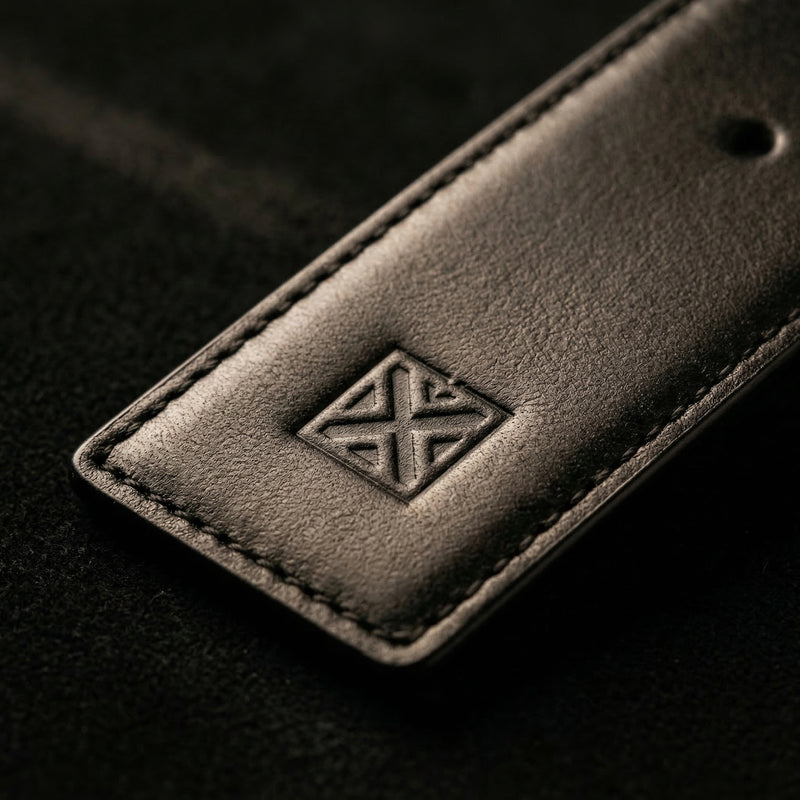 Leather strap detail